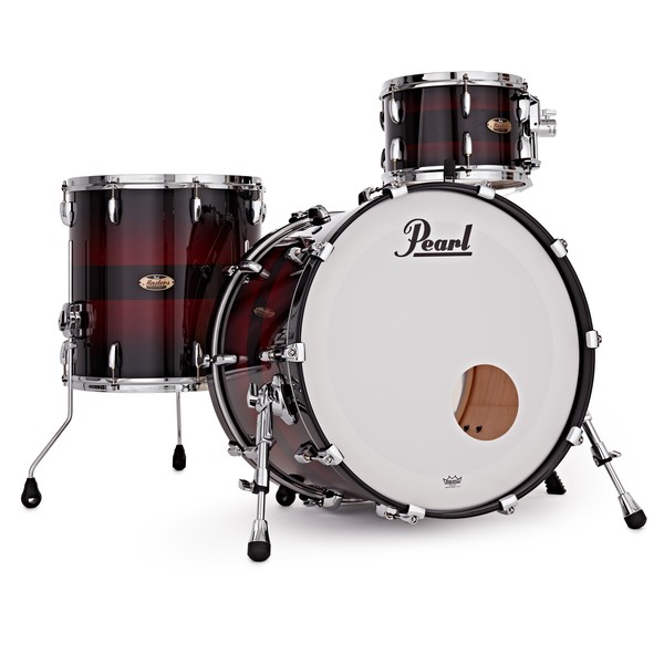 Pearl Masters Maple Reserve 3pc Shell Pack, Red Burst Triband