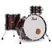 Pearl Masters Maple Reserve 3pc Shell Pack, Red Burst Triband