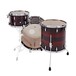 Pearl Masters Maple Reserve 3pc Shell Pack, Red Burst Triband