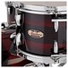 Pearl Masters Maple Reserve 3pc Shell Pack, Red Burst Triband