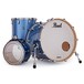 Pearl Masters Maple Complete 3pc Shell Pack, Chrome Contrail