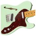 Fender American Original 60s Tele Thinline MN, Seafoam Green, Front Angled Right