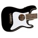 Fender Fullerton Strat Ukulele, Black - Body View