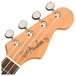 Fender Fullerton Strat Ukulele, Black - Headstock Front View