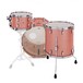 Pearl Masters Maple Complete 3pc Shell Pack, Satin Sakura Coral