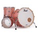 Pearl Masters Maple Complete 3pc Shell Pack, Satin Sakura Coral