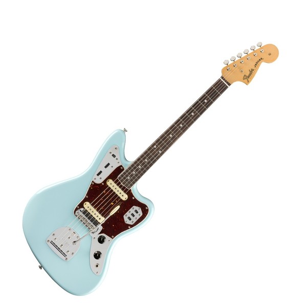 Fender American Original 60s Jaguar RW, Daphne Blue, Front