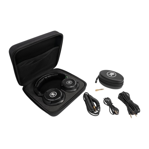 Mackie MC-450 Open-Back Headphones, All Accessories
