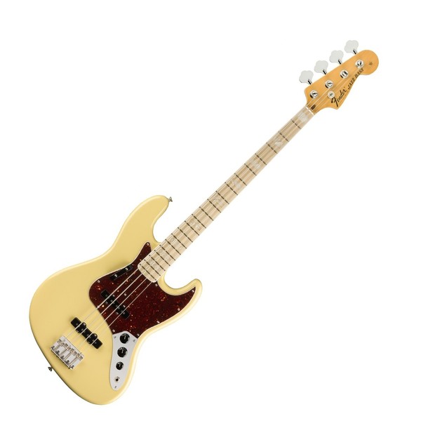 Fender American Original 70s Jazz Bass MN, Vintage White, Front