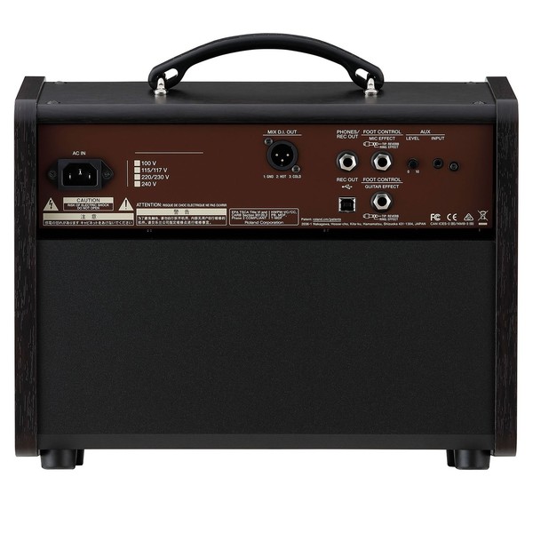 Boss Acoustic Singer Live LT Amplifier - Rear View
