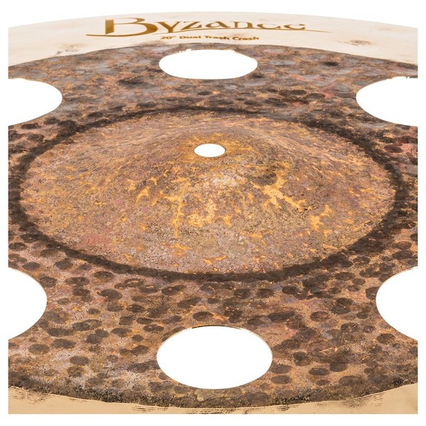 Meinl Byzance Extra Dry 20" Dual Trash Crash - Detail Angle