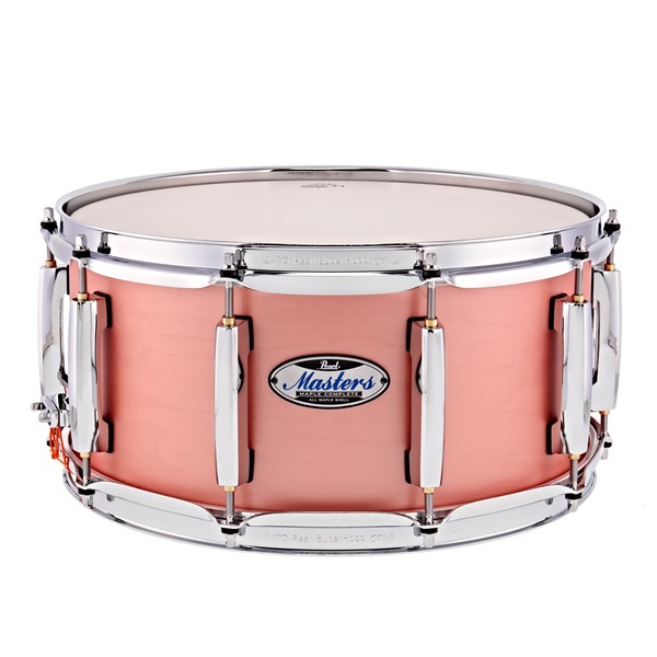 Pearl Masters Maple Complete 14 x 6.5" Snare Drum, Satin Sakura Coral