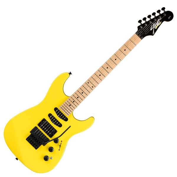 Fender LTD HM Strat MN, Frozen Yellow - front