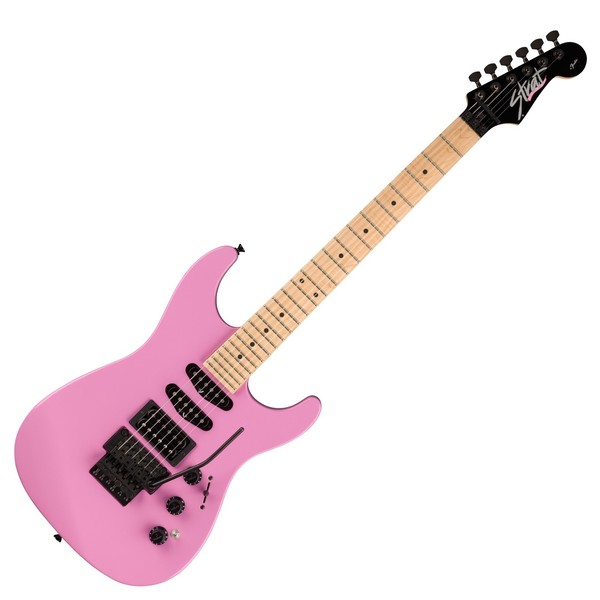 Fender LTD HM Strat MN, Flash Pink - front