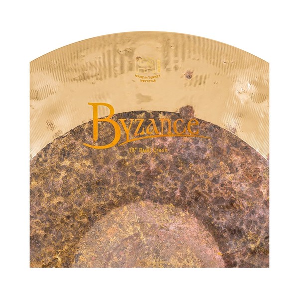 Meinl Byzance Extra Dry 19" Dual Crash - Byzance Logo Detail