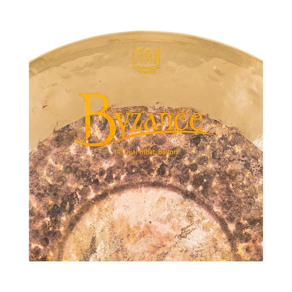 Meinl Byzance Extra Dry 14" Dual Hi-Hat - Bottom Logo