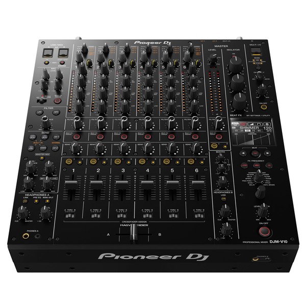 Pioneer DJ DJM-V10 DJ Mixer - Front Angle