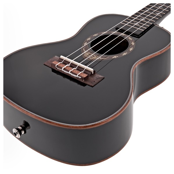 Archback Concert Ukulele by Gear4music, Black