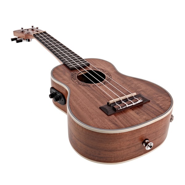 Koa Soprano Electro-Ukulele by Gear4music