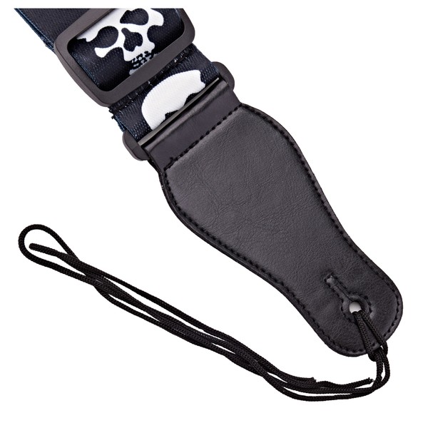 Guitar Strap by Gear4music, Black Skulls