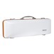 BAM Ice Supreme Hightech Oblong Violin Case, Orange Trim GPS, Side