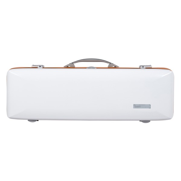 BAM Ice Supreme Hightech Oblong Violin Case, Orange Trim GPS