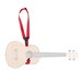 Ukulele Clip-On Strap by Gear4music, Red