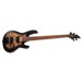 ESP LTD D-4, Black Natural Burst Satin - side