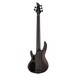 ESP LTD D-5, Black Natural Burst Satin - back