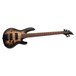 ESP LTD D-5, Black Natural Burst Satin - side