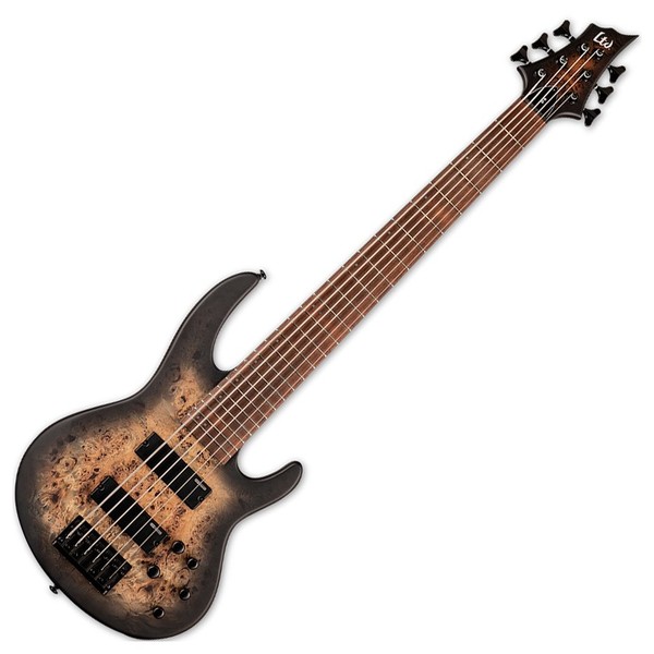 ESP LTD D-6, Black Natural Burst Satin - front