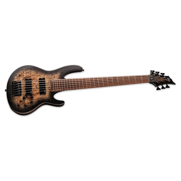 ESP LTD D-6, Black Natural Burst Satin - side