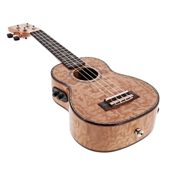 Hartwood Sonata Soprano Electro-Ukulele, Quilted Ash
