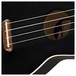 Fender Venice Soprano Ukulele WN, Black - Bridge