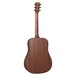 Martin D-X1E, Mahogany w/ Fishman MX - back