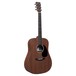 Martin D-X1E, Mahogany w/ Fishman MX - side