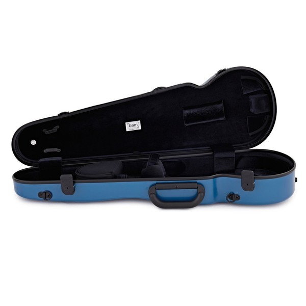 BAM 2002XL Hightech Shaped Violin Case, Azure Blue