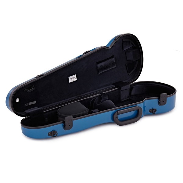 BAM 2002XL Hightech Shaped Violin Case, Azure Blue