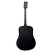 Martin D-X1E, Black w/ Fishman MX - back