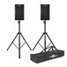 LD Systems ICOA 12 A 12'' Active PA Speaker Pair with Stands