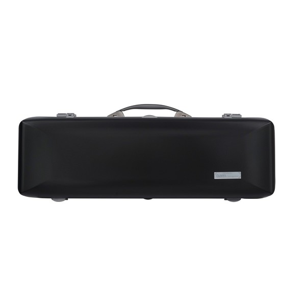 BAM Supreme Oblong Violin case, Black with Silver Handle and GPS
