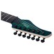 Schecter C-7 Pro, Aqua Burst, Headstock