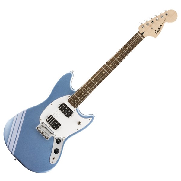 Squier Bullet Competition Mustang HH, Lake Placid Blue - front