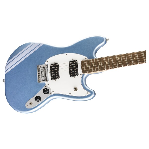 Squier Bullet Competition Mustang HH, Lake Placid Blue at Gear4music