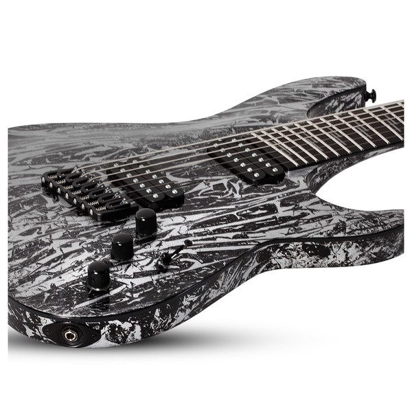 Schecter C-7 MS Silver Mountain, Side