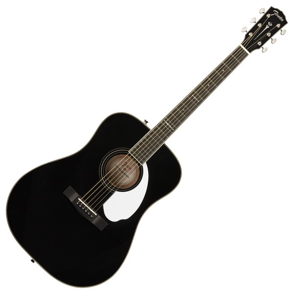 Fender FSR PM-1E Electro Acoustic, Black - front