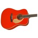 Fender FSR PM-1E Electro Acoustic, Fiesta Red - body