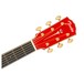 Fender FSR PM-1E Electro Acoustic, Fiesta Red - headstock