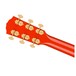 Fender FSR PM-1E Electro Acoustic, Fiesta Red - headstock back