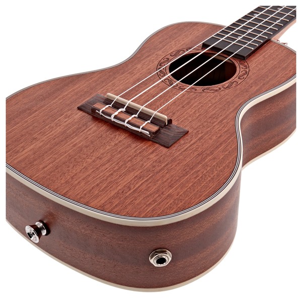 Sapele Concert Electro-Ukulele Pack by Gear4music